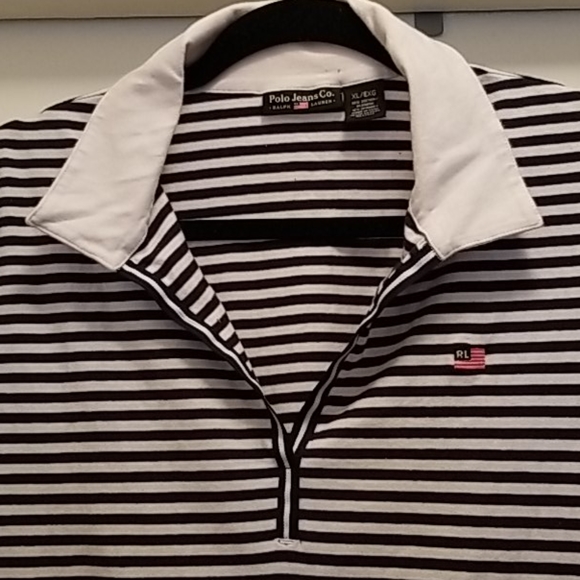 RALPH LAUREN POLO S/S STRIPED SHIRT SZ.XL - Picture 2 of 6